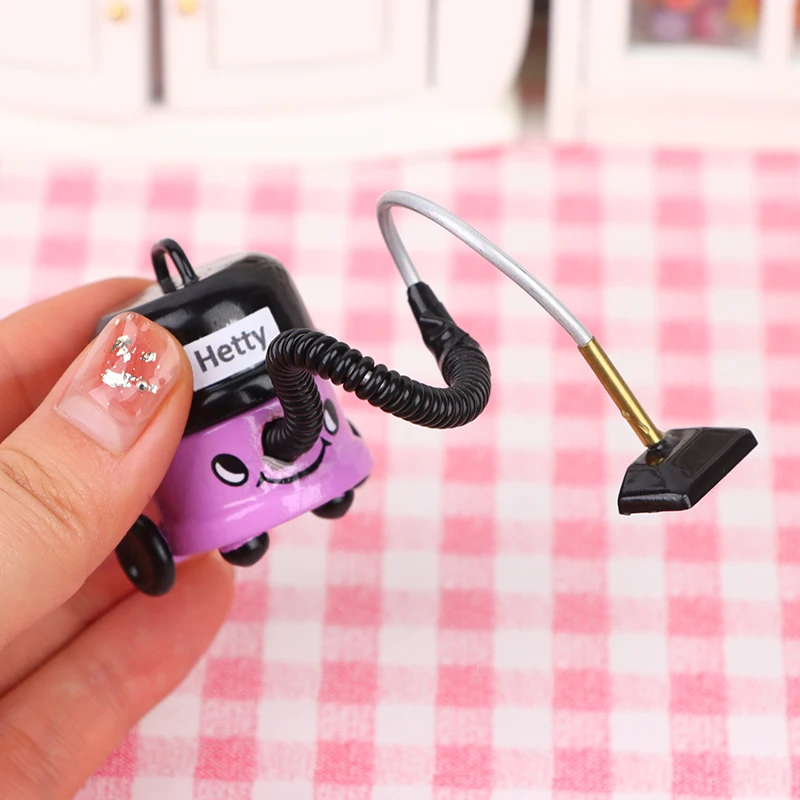 

1:12 Dollhouse Miniature Vacuum Cleaner Simulation Furniture Electrical Device Model Doll House Life Scene Decor Play House Toys