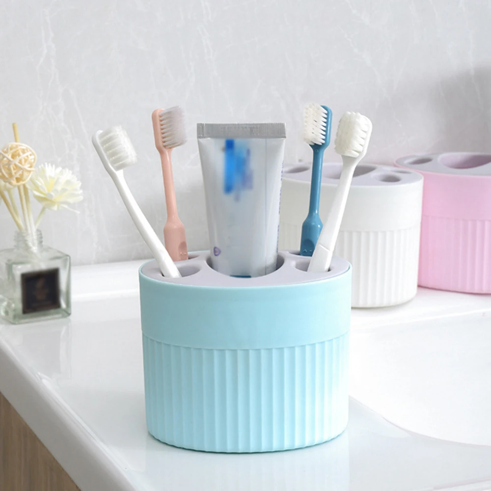 Bathroom Tabletop Toothbrush Holder Household Washstand Toothpaste Toothbrush Storage Rack toothbrush holder
