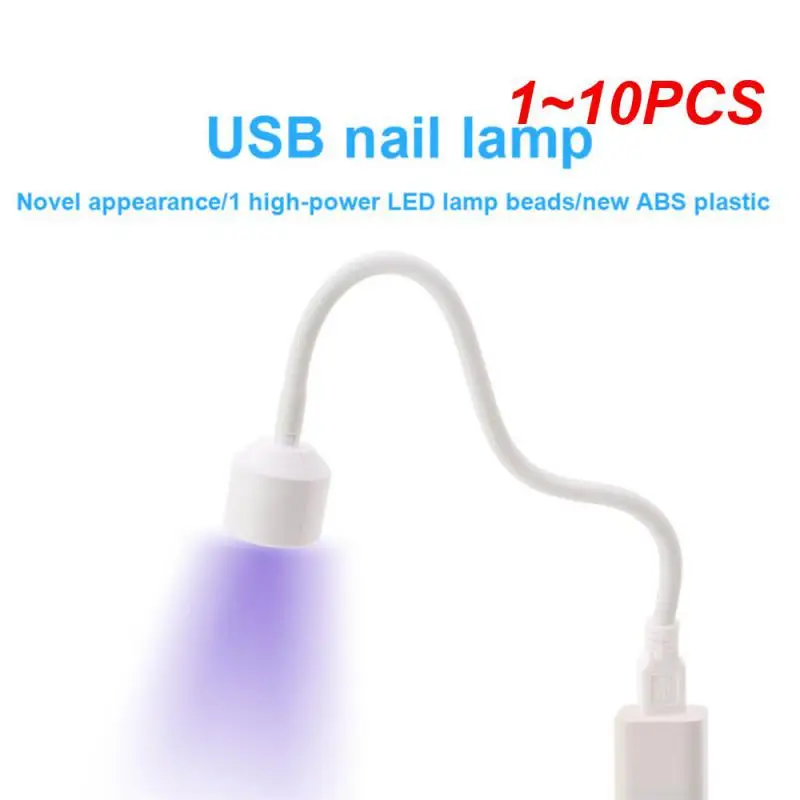 

1~10PCS Mini UV Led Light Nail Gel Polish Drying Lamp Single Finger Professional Dryer For Manicure Nail Stuff Art Salon