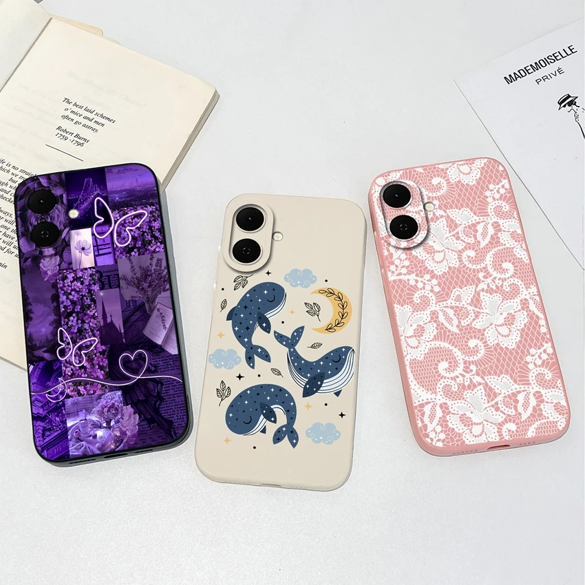 Pretty Flowers Pattern Full Coverage Soft Silicone Phone Case Cover