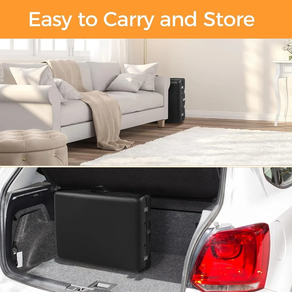 Portable Foldable Massage Table with Bolster and Carrying Bag for Beauty and Facial