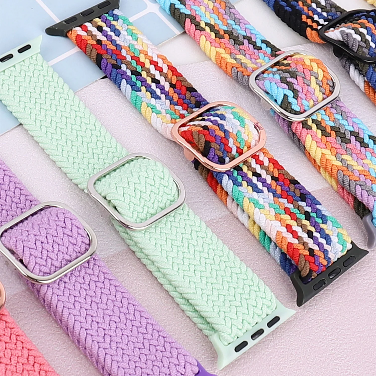 Pride Band Apple Braided Loop Band Pride Edition Woven Loop Apple