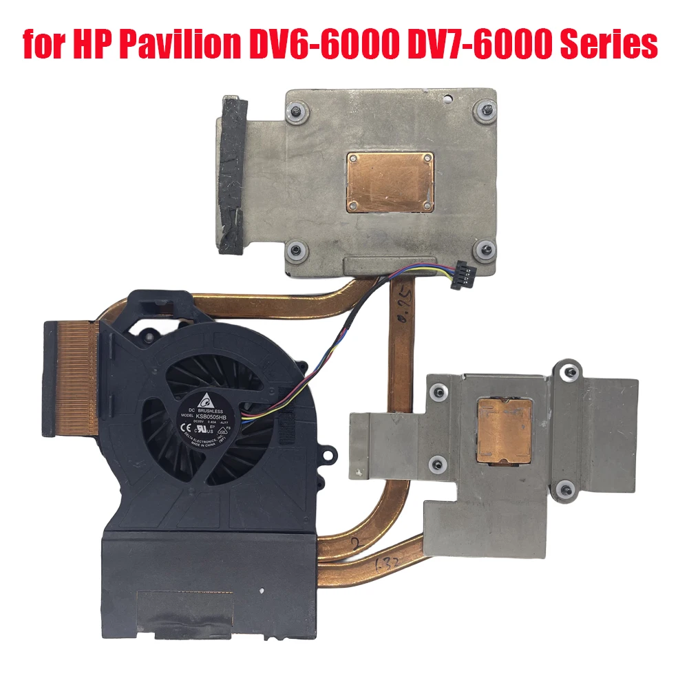 Ventola Di Raffreddamento Cpu Sostitutiva Per Hp Pavilion Dv6-6000 Dv7-6000 Series 4-Pin 666527-001 641477-001 650848-001 665278-001
