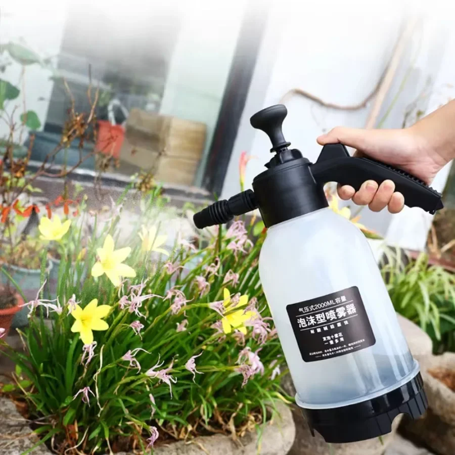 Watering Irrigation High Sprayer Water Pressure Flower Garden Gun Sprayer Head Juice Bottles Interface Plastic