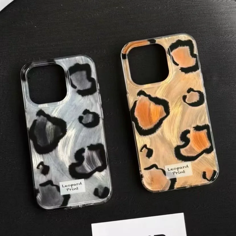 Fashion Leopard Dazzle Lustre Hard Phone Case