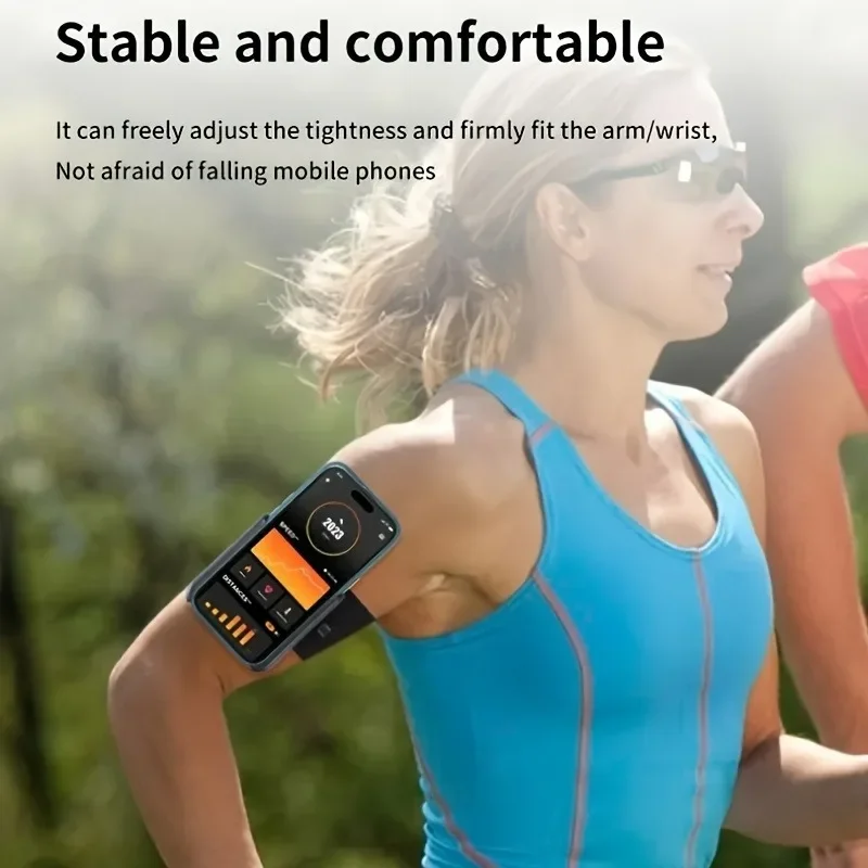 Sport-Armband Handyhalterung 360° ° Drehbarer Universal-Armbandclip für iPhone, Samsung, Xiaomi zum Laufen, Wandern, Radfahren, Spazierengehen – Detail 1