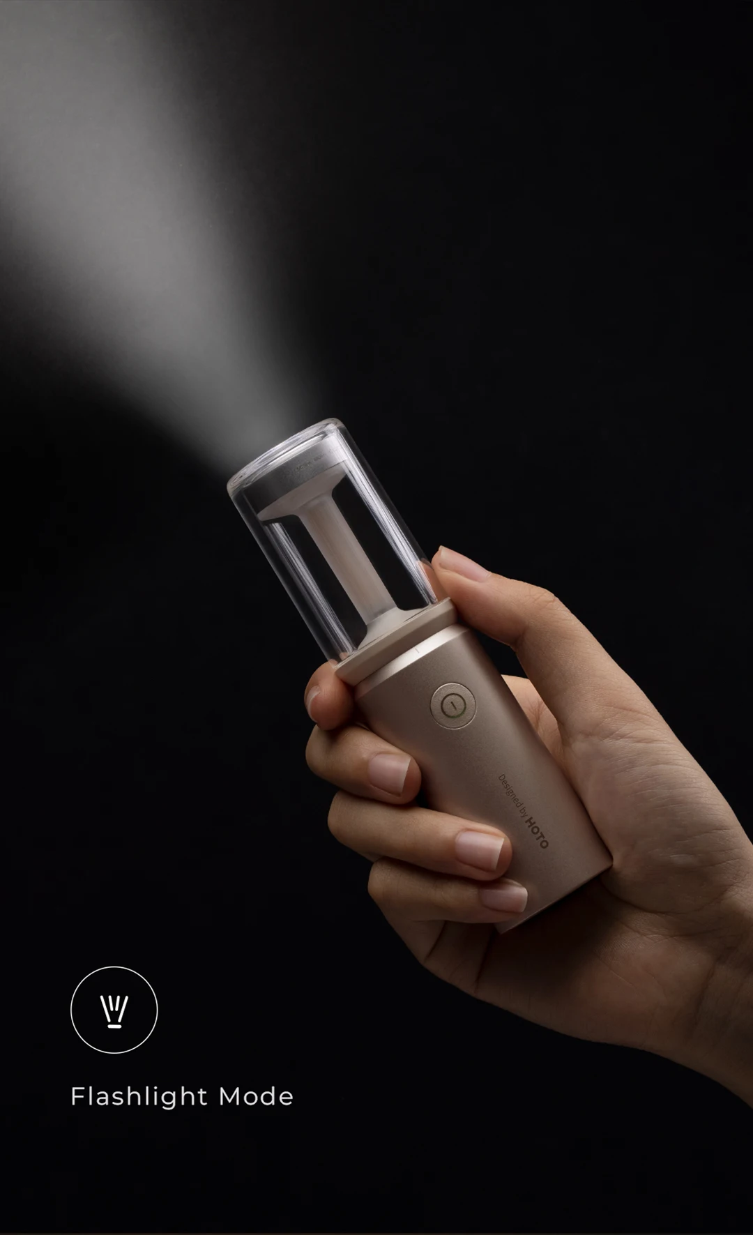 HOTO Camping Light 3 Modes Waterproof Rechargeable Flashlight description image 5