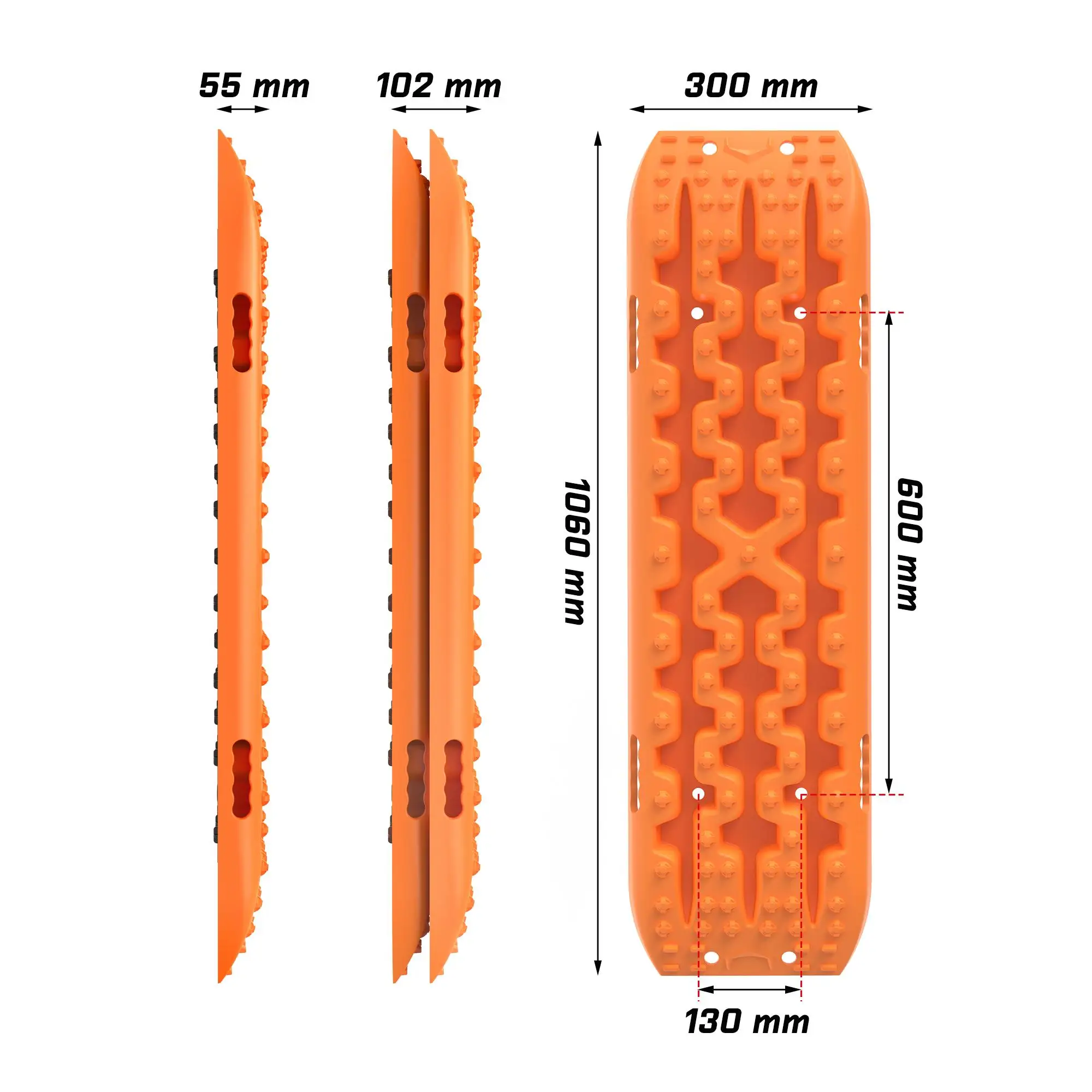 X-BULL Recovery tracks Sand for X4 4WD Snow Mud Car Vehicles ATV 2pcs Gen 3.0