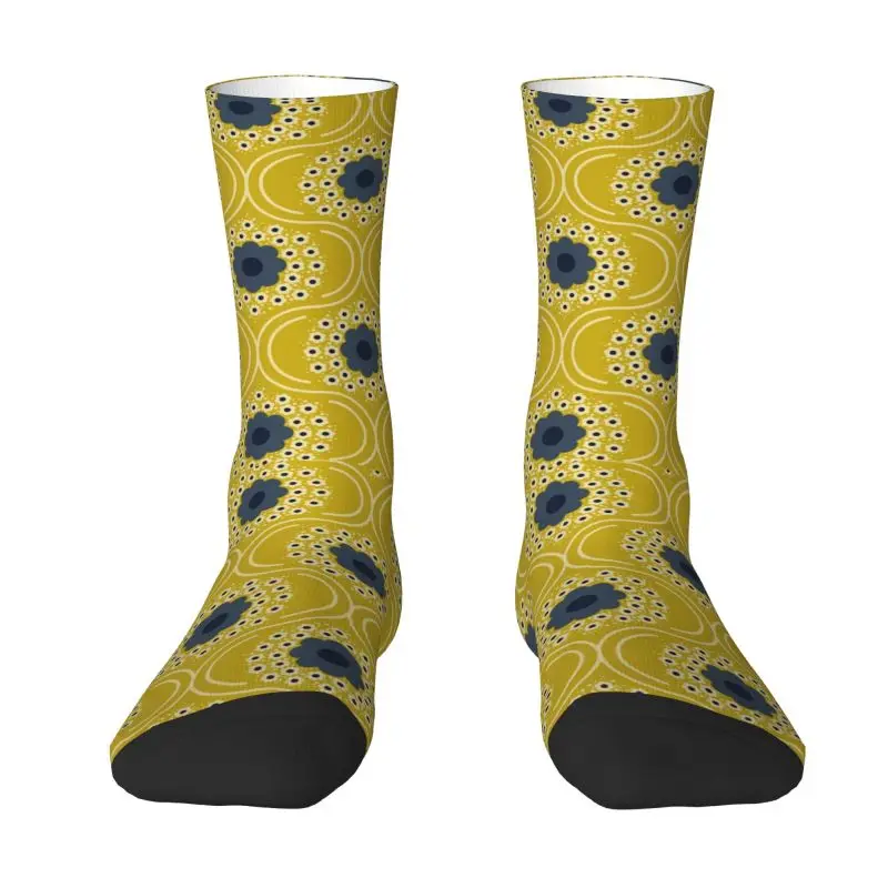 

Cute Orla Kiely Bubble Flowers Socks Men Women Warm 3D Printed Scandinavian Football Sports Socks
