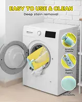 1/2PCS Washing Shoes Bag Cotton Laundry Fluffy Fibers Easily Remove Dirt Washing Bags Anti-Deformation Shoes Clothes Organizer 2
