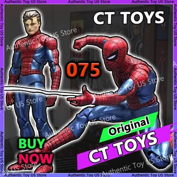 Ct Toys Spiderman Figure Mafex 075 The Anazing Spider-Man Comic Ver Mafex 185 Anime Action Figure  Model Doll Customized Toys 1