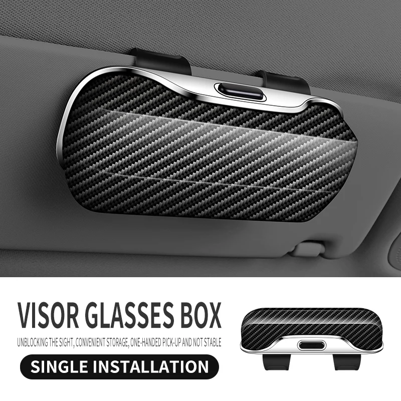 Portable Car Sunglasses and Eyeglasses Holder