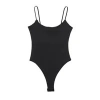 MUJER 2025 body moulant Sexy pour femmes blanc noir dos nu body femmes une pièce combinaisons pour femmes Lingerie Sexy body 2