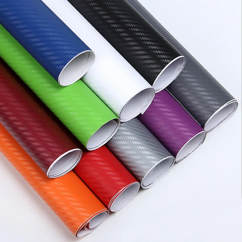 15x127cm Auto 3D Carbon Faser Rolle Film Aufkleber DIY Vinyl Film Auto Interior Styling Carbon Faser dekorative Aufkleber – Detail 1
