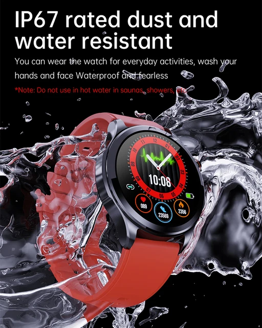 24250-2f90b6.jpg Montre connectée ECG + PPG pour les hommes, moniteur d'activité physique