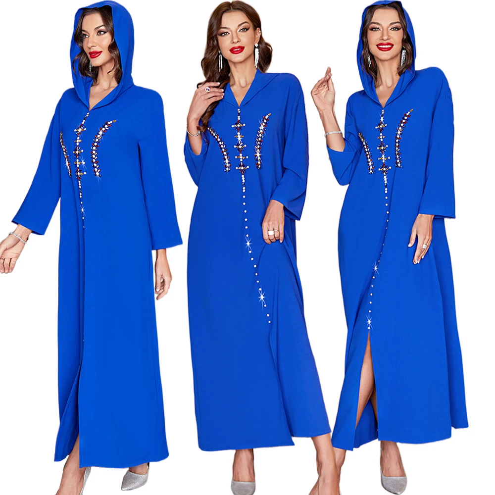 

Ramadan Eid Mubarak Kaftan Dubai Abaya Turkey Islam Muslim Arabic Long Dress Abayas For Women Caftan Robe Musulmane Longue Femme