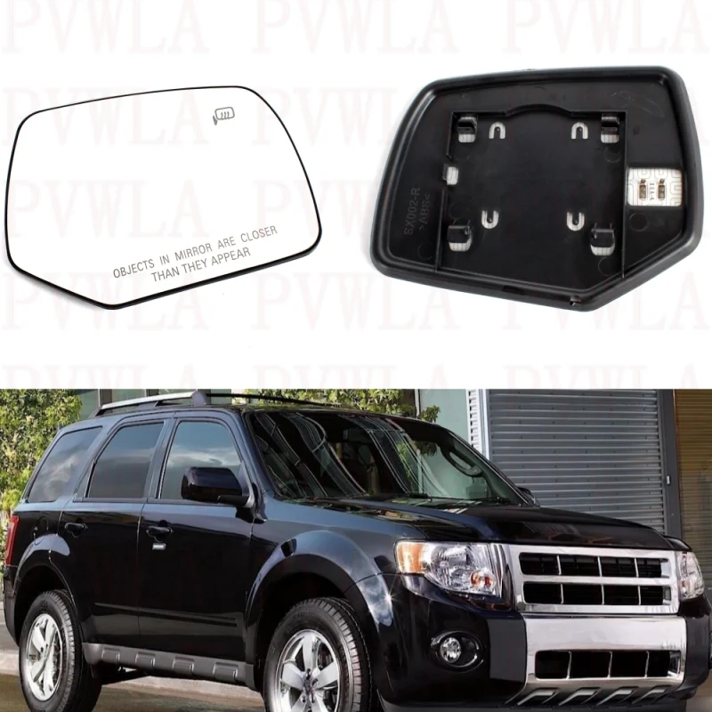 

Right Side Heated Mirror Glass 8L8Z17K707A/F01325121 For Ford Escape 2008 2009 2010 2011 2012