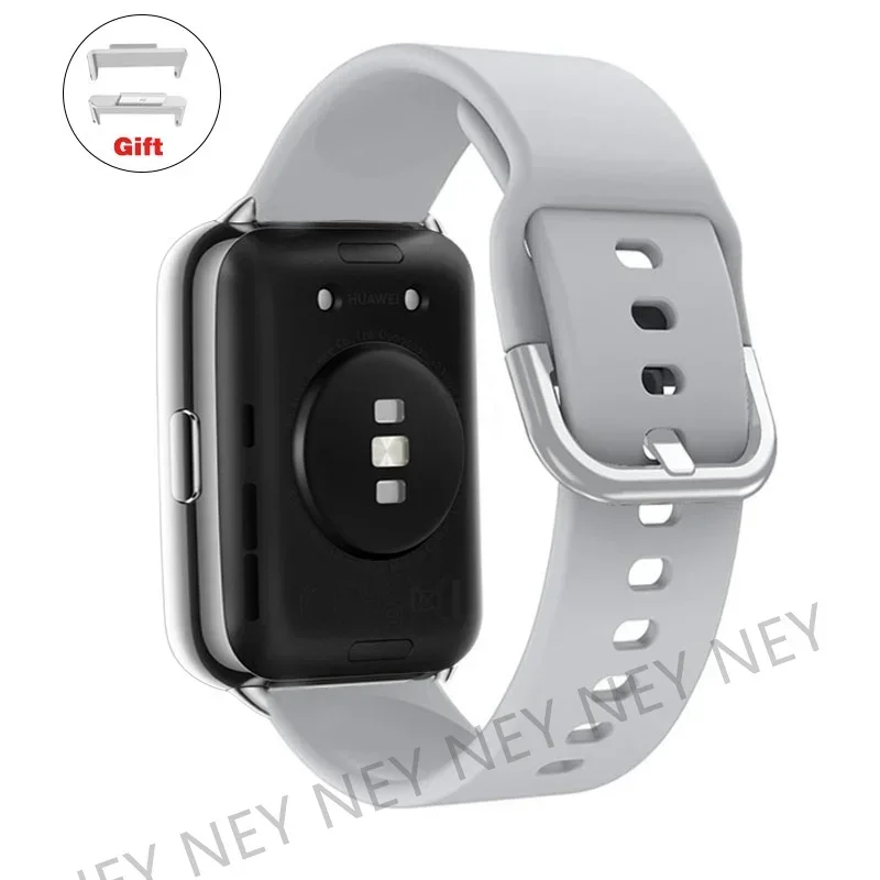 Sport Watchband: Silicone Waterproof Strap with Metal Buckle