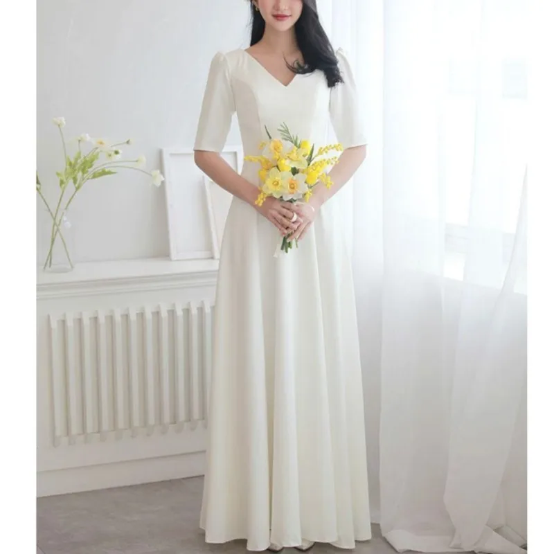 classic-v-neck-wedding-dresses-with-half-sleeve-new-satin-floor-length-a-line-evening-dress-elegant-simple-sukienka-na-wesele