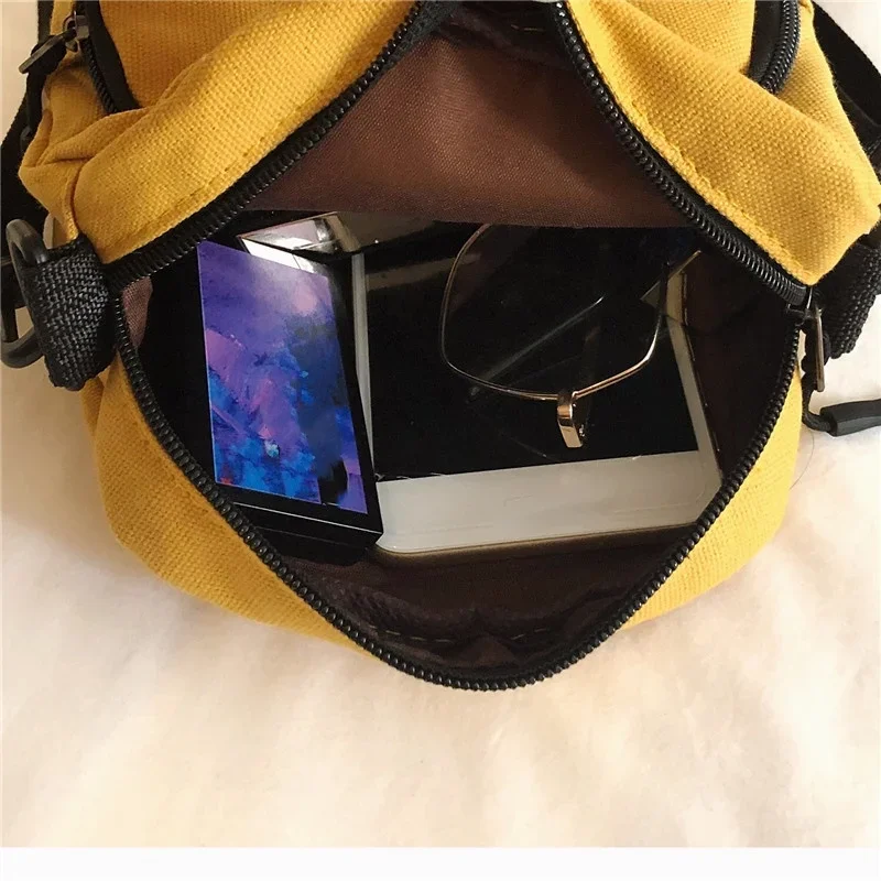 Stylish Canvas Mini Crossbody Bags for Women Small Handbag Shoulder Messenger Bag, Ladies Purse Phone Bag Suitable for Daily Use