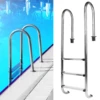 Stainless Steel Non‑Slip Swimming Pool Safety 3‑Step Ladder Pools Hot Tubs Supply 1