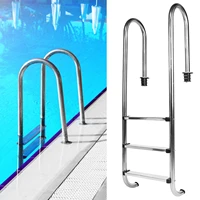 Stainless Steel Non‑Slip Swimming Pool Safety 3‑Step Ladder Pools Hot Tubs Supply 1
