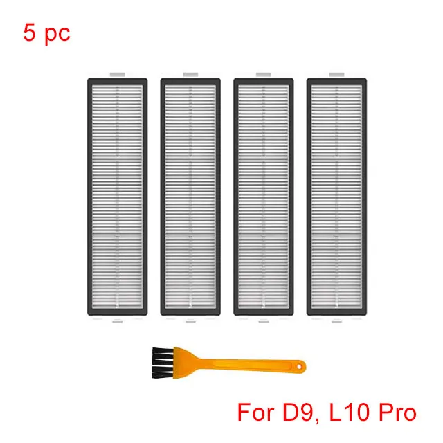 Advanced Spare Parts & Accessories Kit for Robot Vacuum: Main/Side Brushes, Mop, HEPA Filter