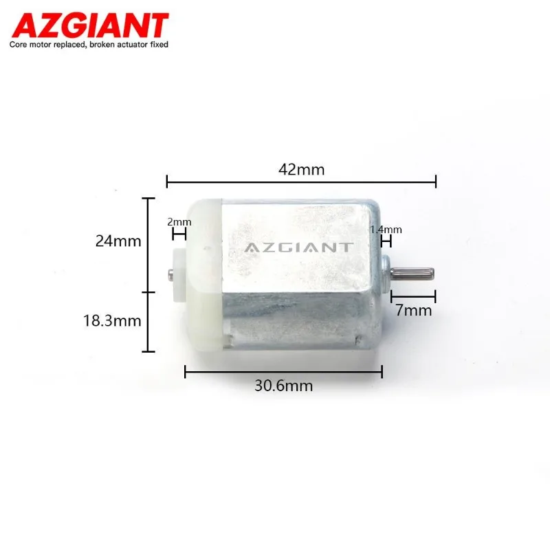 AZGIANT 1 szt. FC280 tłoczona skorupa silnika obrotowego zgodnie z ruchem wskazówek zegara 42mm całkowita długość 12000 obr/min 280420112 części samochód DIY