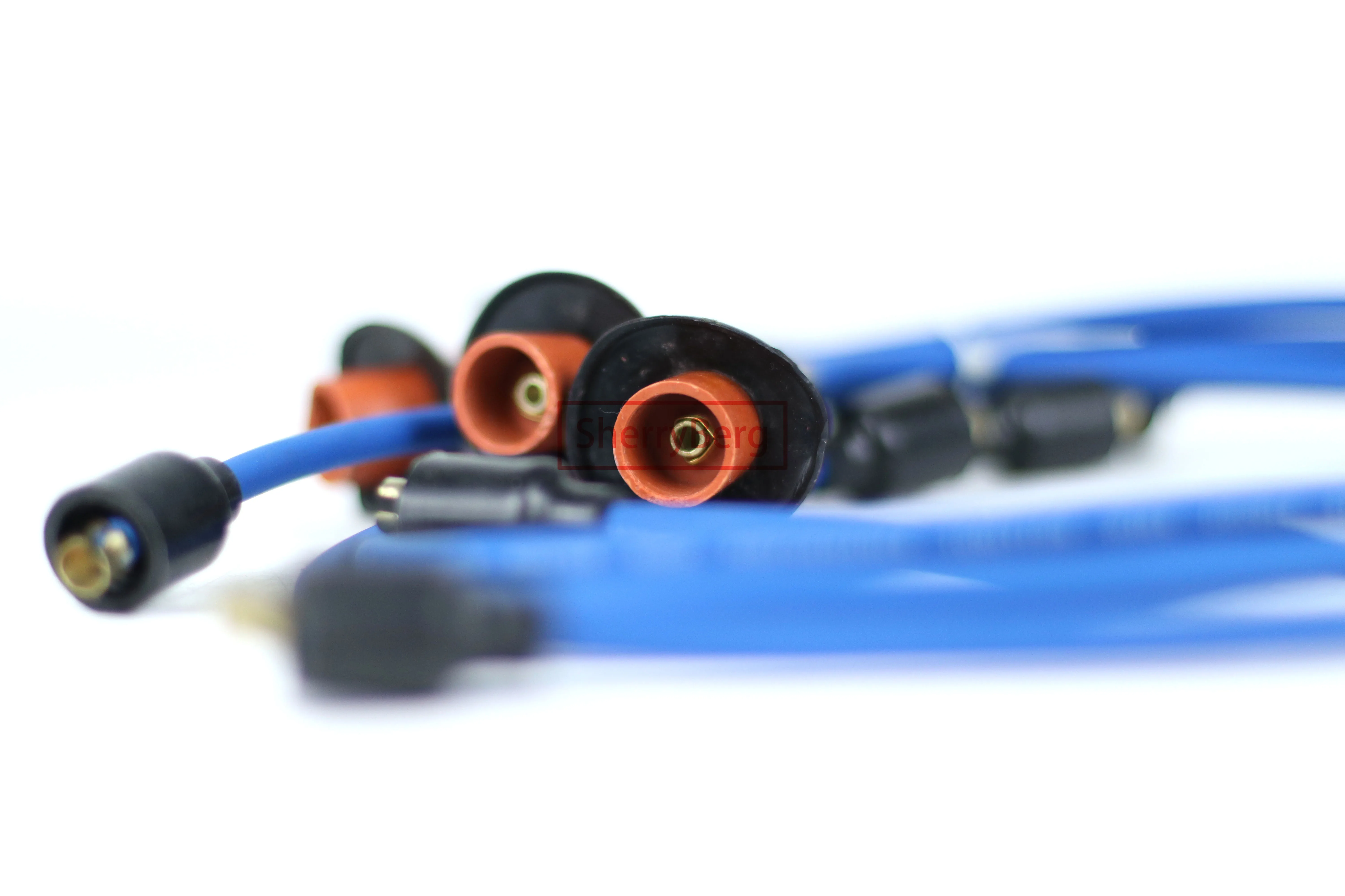 SherryBerg Kabel für VW Zündkerzenkabel-Set. 111998031 A. 1200-1600cc. Bug Bus Ghia VW-Zündkabel Typ 1, 2 und 3 VWs Blau – Detail 6