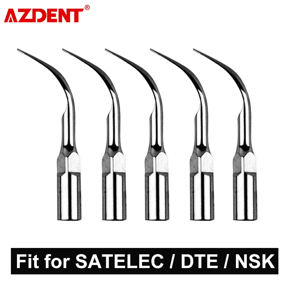 Azdent 5 Pçs Dental Scaler Scaler Ultra Sônico Ponta Scaling