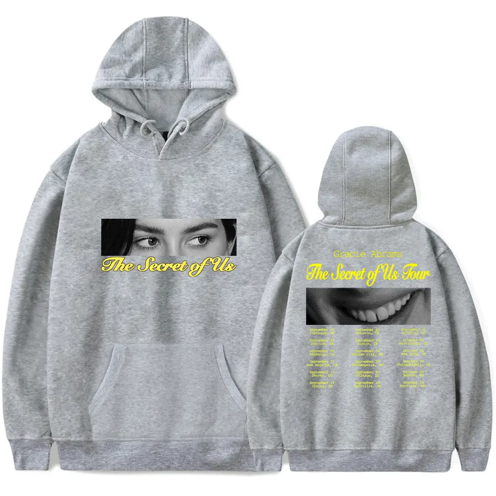 thumbnail image 1 of Sudadera con capucha de Gracie Abrams The Secret Of Us Tour para hombre y mujer, unisex, de manga larga, para cosplay, ropa de calle con capucha, 1 of 5