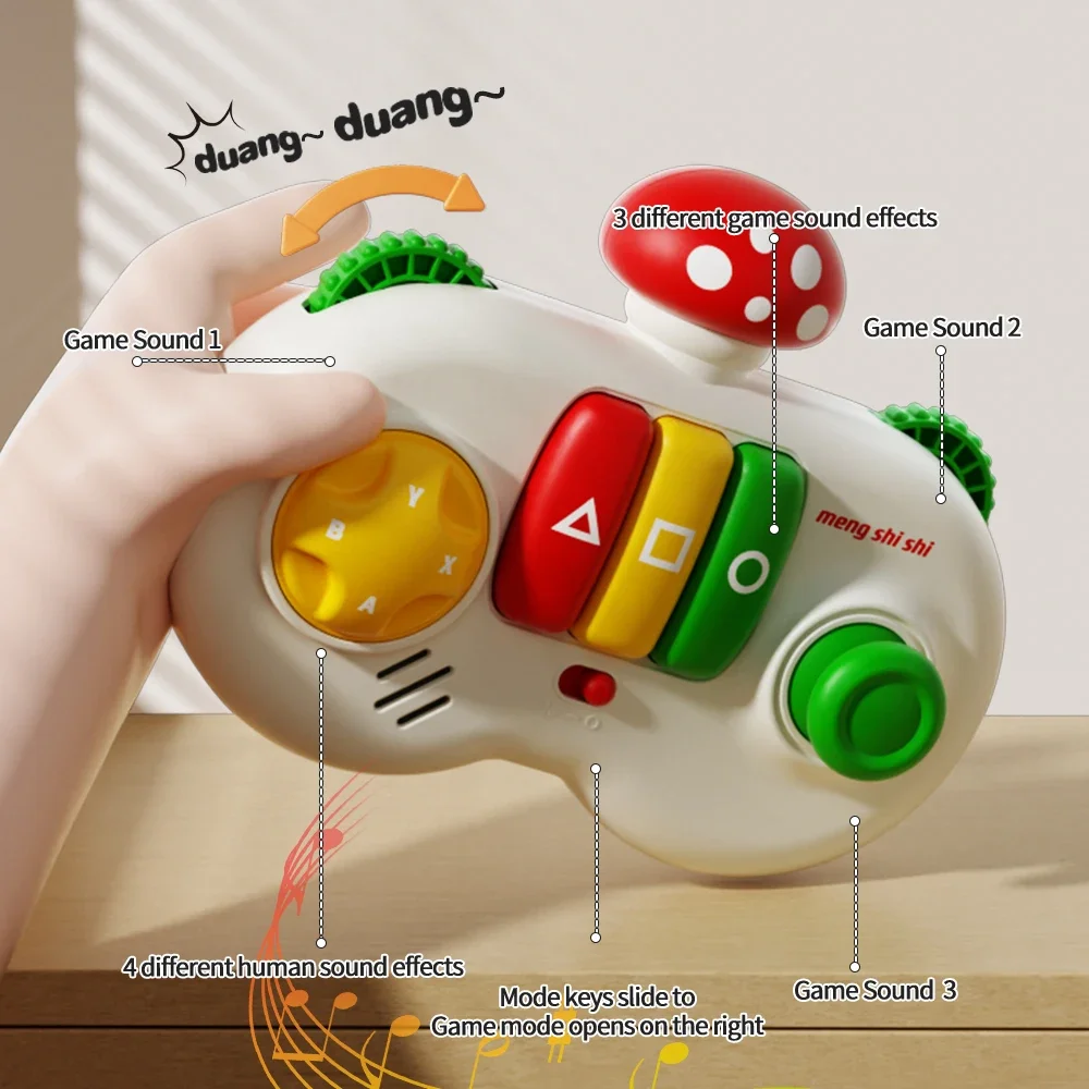 Kids Piano Toys Keyboard with Sounds Light Mushroom Music Baby Instrument Early Educational Multi-functional Toys for Kids Gifts
