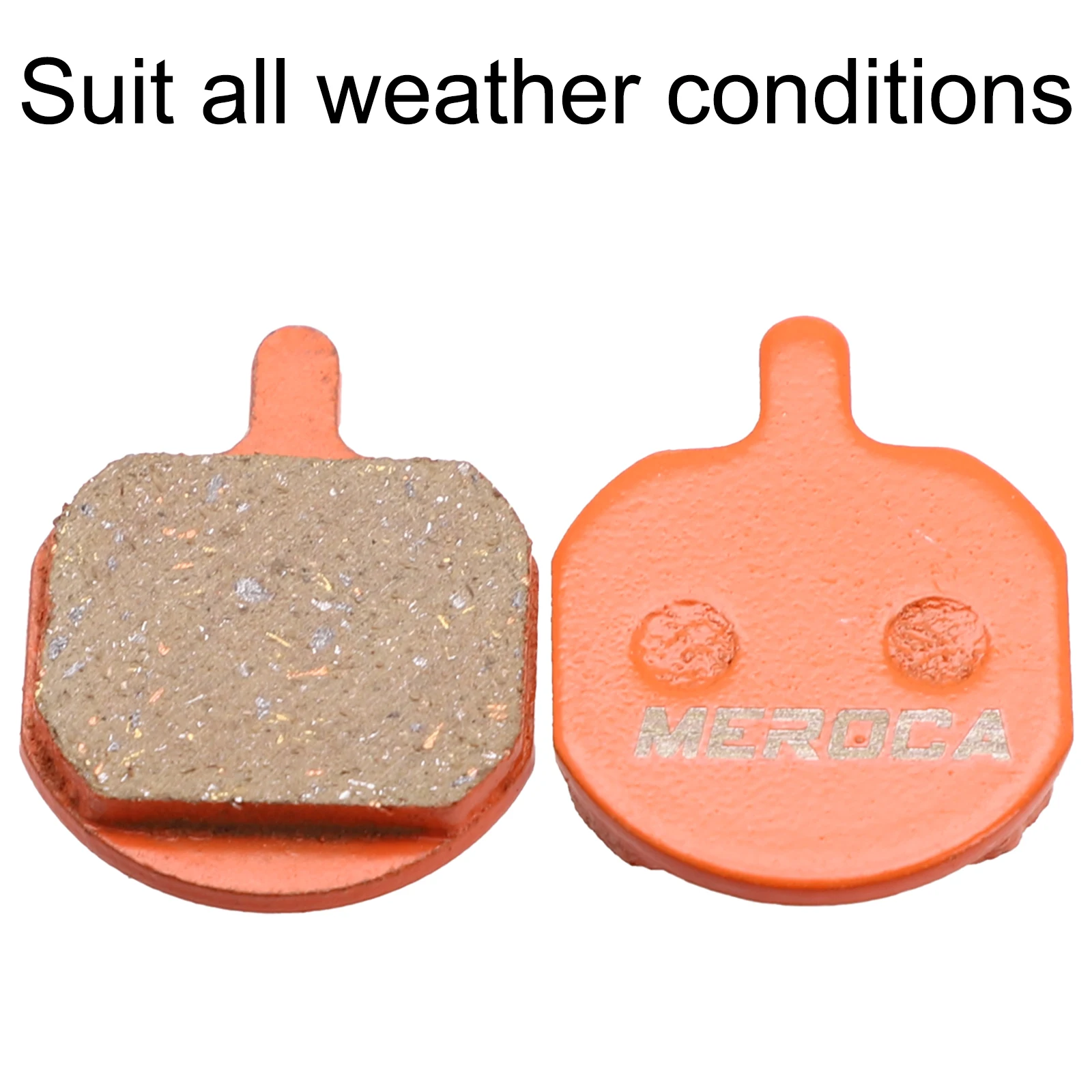 

Bicycle Components Brake Pad Excellent Heat Dissipation For Downhill Riding Metal+resin More Smooth Braking Brand New