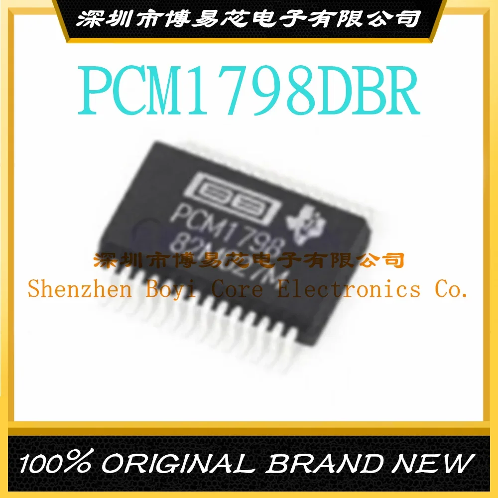 PCM1798DBR package SSOP-28 New Original Genuine Digital-to-analog Conversion Chip DAC ads7843e original genuine patch 12 bit analog to digital converter chip serial port ssop 16