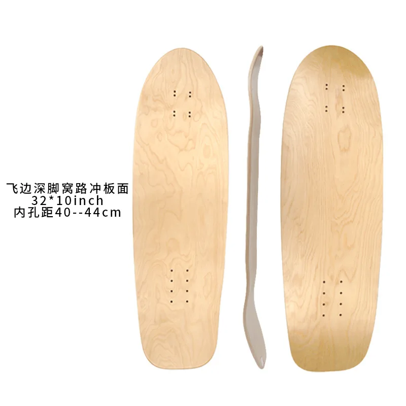 32*10'' 서프 스케이트 데크 캐나다산 메이플 컨케이브 랜드 서프스케이트 블랭크 데크 서프 스케이트보드 DIY 부품 데크 보드 용품