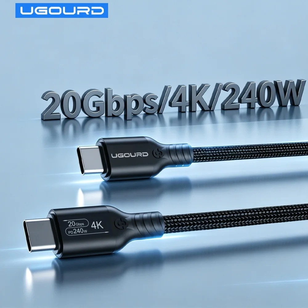Premium High-Speed USB C to C Cable with 240W Fast Charging and 4K Support