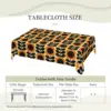 Custom Rectangular Fitted Orla Kiely Multi Stem Flowers Table Cloth Oilproof Tablecloth Outdoor 45"-50" Table Cover 6