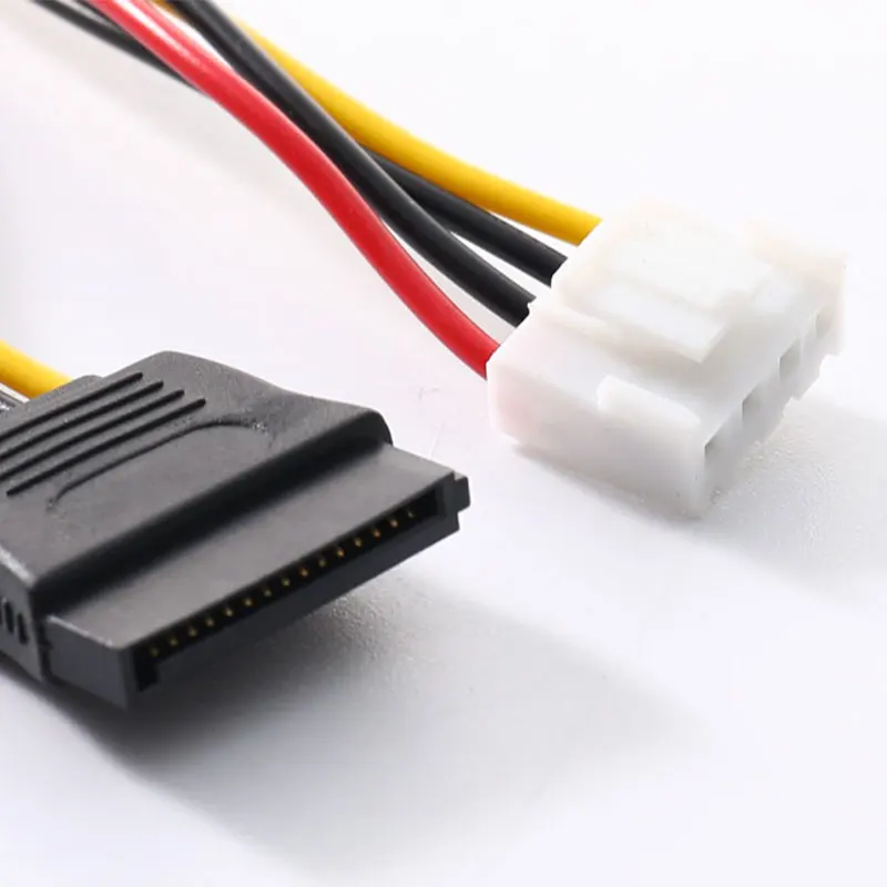 10x Cavo Adattatore SATA Femmina A 4 Pin Floppy FDD Femmina – 20cm