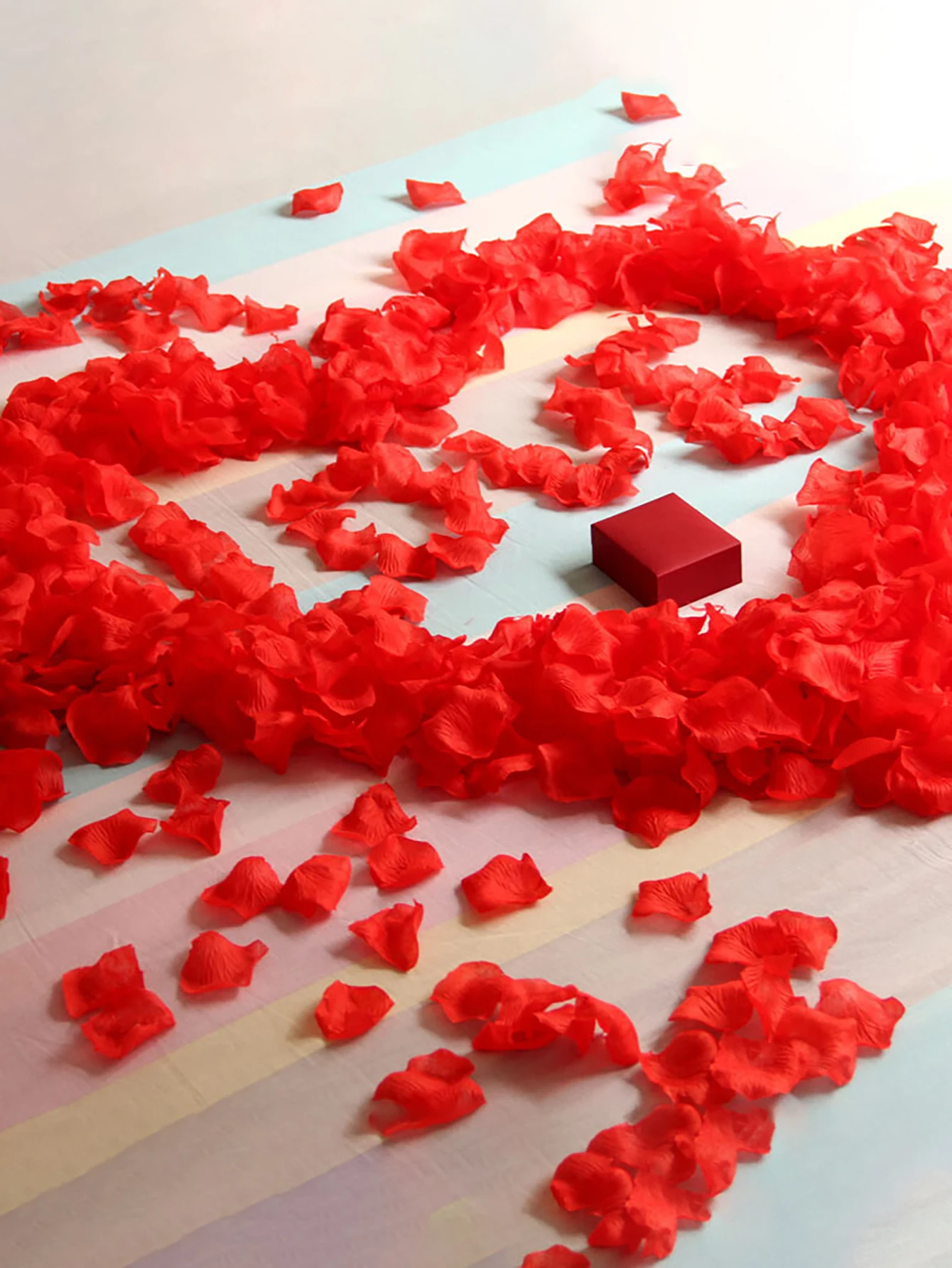 1000 Petals Artificial Silk Rose Petals Valentine's Day Wedding Party Pasty Tabel Decorations Romantic Night Party