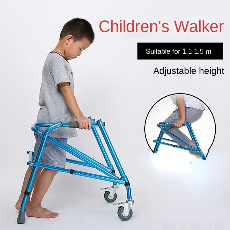 ChildrensFourleggedCaneWalkerLightweightPortableWalkingAidOne