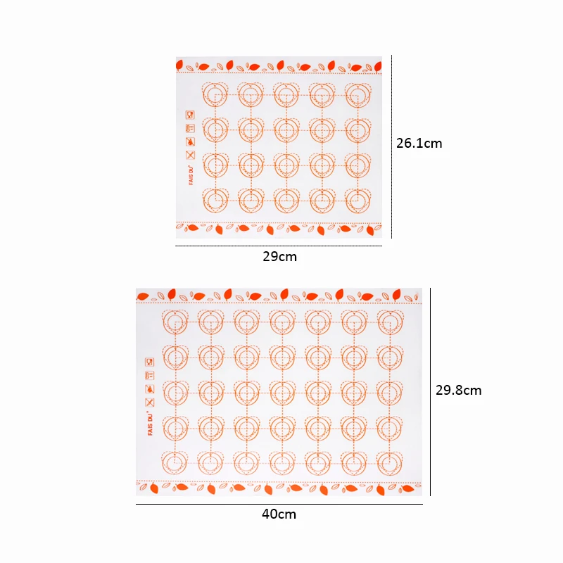 Silicone Baking Mat Non-Stick – Macaron, Fondant, Cookie, and Pastry Pad for Oven Use, ... - SKU SBMN1036 - UGI Packaging