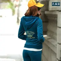 Automne hiver femmes broderie velours sport costume marque velours survêtement costume sweat et pantalon 2 pièces ensembles femmes tenues 4