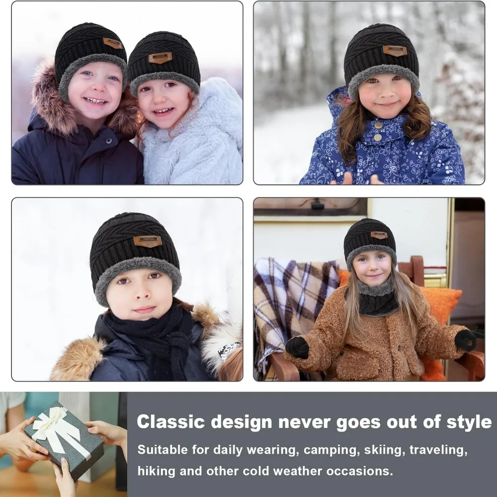 Men's Windproof Hat, Outdoor Winter Scarf, Gloves, Three-Piece Neckline, One Plus Cashmere Insulated Knit Hat Official Website