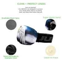 MAXJULI Goggle Cover Microfiber Protective Goggles Protector,Ideal for Snow Ski Goggles Protect Scratch dustproof 3000 2