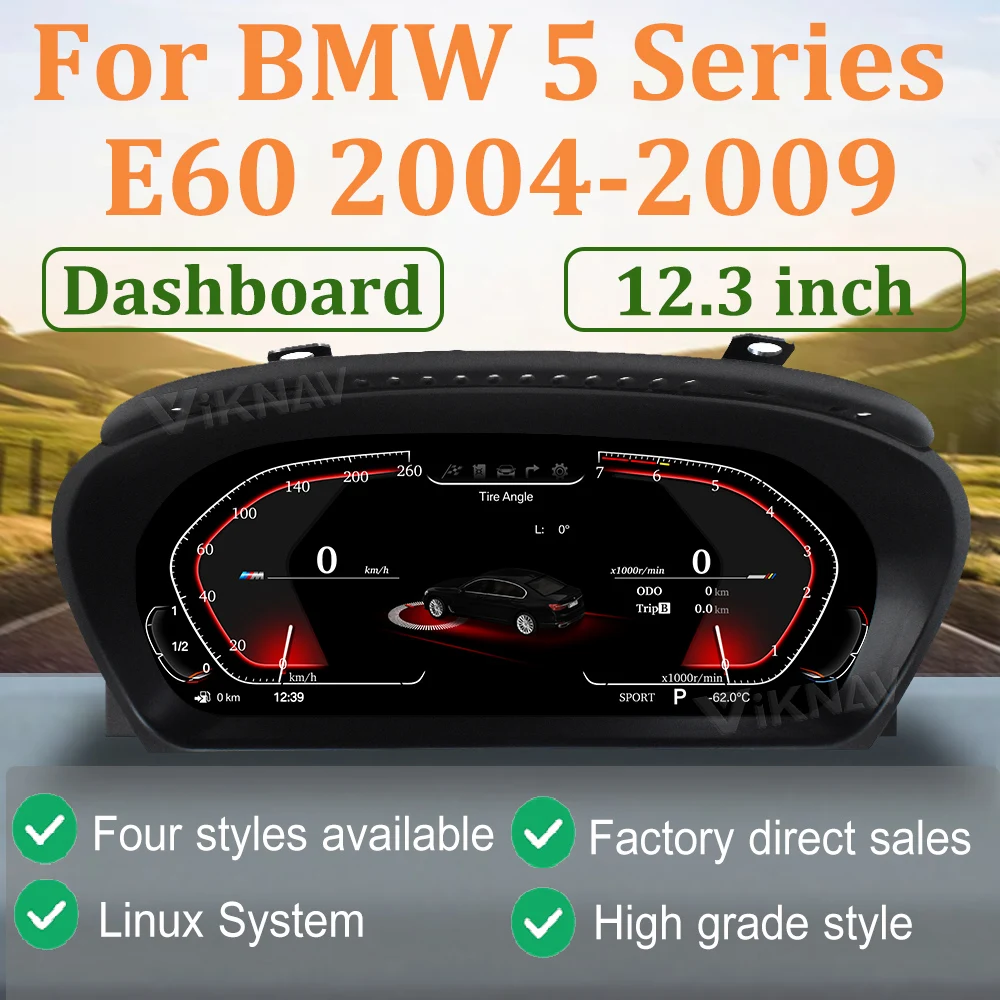 ForBMW5SeriesE60E61E63E6420042009CarSpeedometermeter