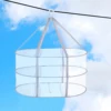 Sweater Drying Rack Hanging Cloth Dryer Multipurpose Drying Net Collapsible Flat Dryer Mesh Net Bathroom Accessories 6