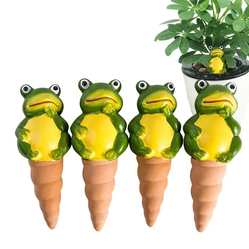 

Plant Watering Devices Cute Frog Plant Watering Spikes Globes Automatic Irrigation Terracotta Watering Device Garden Waterer