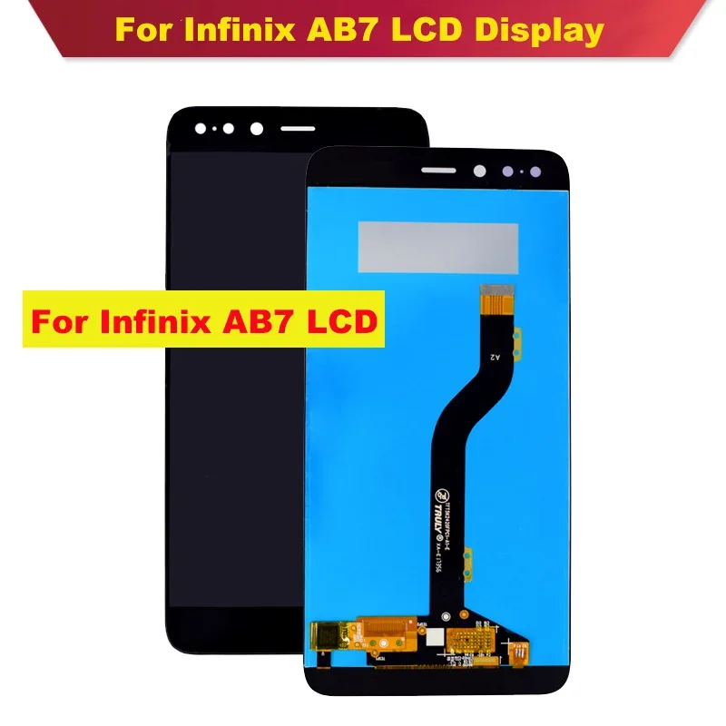 

100% протестированный ЖК-дисплей для Infinix AB7, дисплей, сенсорный экран, дигитайзер, датчик в сборе, замена для Infinix AB7 LCD
