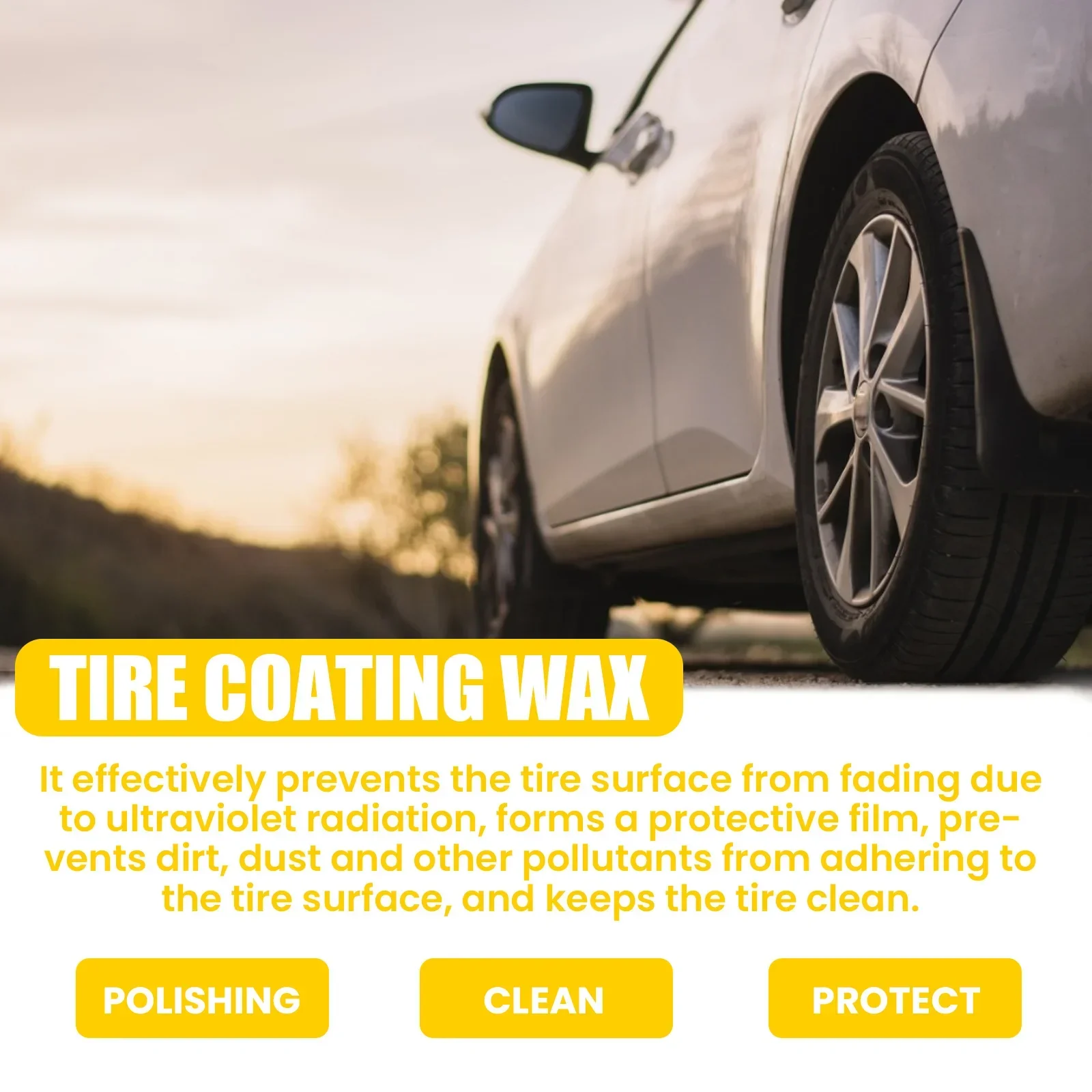 Car Tire Polishing Agent Wax Sealant Cream