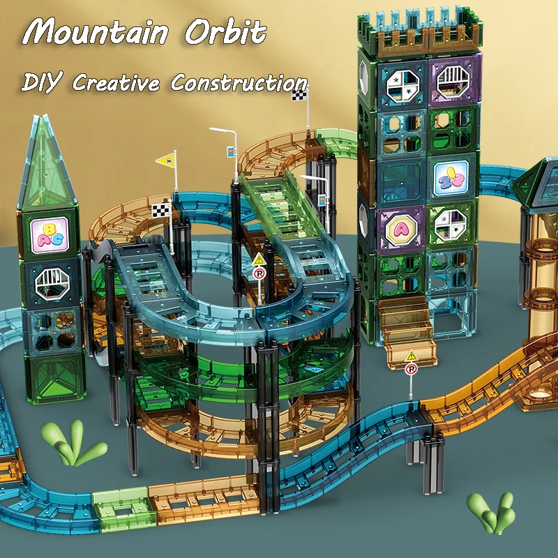 Magnetic Building Blocks Construction Set for Kids